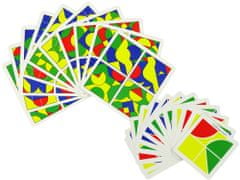 Lean-toys Fa puzzle színes blokkok mintázatok kártyák képzelet játék