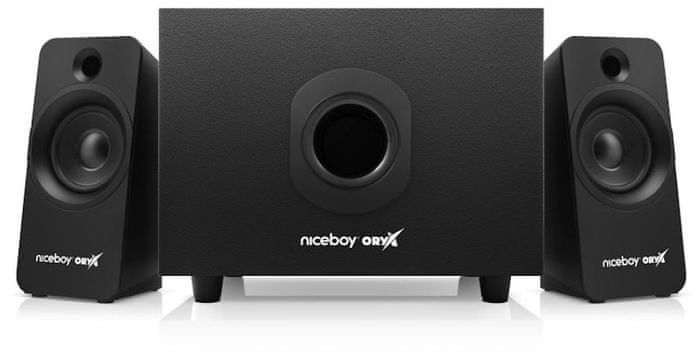 Niceboy ORYX VOX 2.1 Maxx Bass gamer hangszórók PC-hez erős basszus háromszoros teljesítmény mély hangzás
