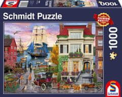 Schmidt Puzzle Hajó a kikötőben 1000 darab