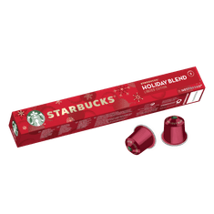 Starbucks Holiday Blend by NESPRESSO limitált kiadás, kávékapszulák, 10 darabos csomagolás