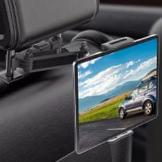 MISURA Autóba való összecsukható tablet- és mobiltelefon tartó-BLACK
