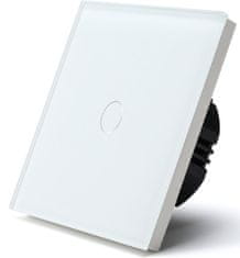 iQtech Millennium NoN WiFi kapcsoló, 1×, Smartlife, fehér