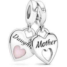 Pandora Szív alakú medálok Anya és lányaDouble Heart 799187C01