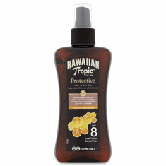 Hawaiian Tropic védő száraz spray olaj SPF 8 200ml
