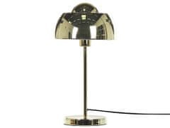 Beliani Aranyszínű fém asztali lámpa 44 cm SENETTE