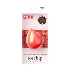 KISS Sminkes szivacs érzékeny bőrre Rosehip (Infused Make-up Sponge)