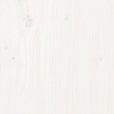 Greatstore fehér tömör fenyőfa kutyaágy 75,5x55,5x28 cm