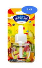 Fresh Air tartalék utántöltő elektromos légfrissítő 19 ml Gyümölcskoktél (2 db)
