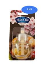 Fresh Air tartalék utántöltő elektromos légfrissítő 19 ml Mango&Cherry Blossom (2 db)
