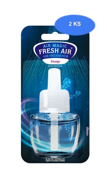 Fresh Air tartalék utántöltő elektromos légfrissítő 19 ml Energy (2 db)