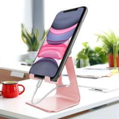 Tech-protect Z4A telefon és tablet állvány 8", rózsaszín