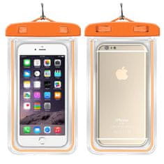 MG WC04 vízálló telefontok 7'', narancssárga