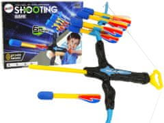 Lean-toys Sport íj nagy hatótávolságú 6 lövés gyerekeknek Kék és fekete