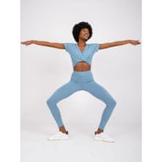 BASIC FEEL GOOD Női magas derekú leggings BRIGITTE kék AP-LG-A-002_383154 XL