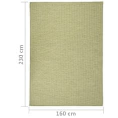 shumee zöld lapos szövésű kültéri szőnyeg 160 x 230 cm