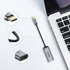 Choetech HUB-H10 adapter USB-C / HDMI 4K 60Hz M/F, szürke