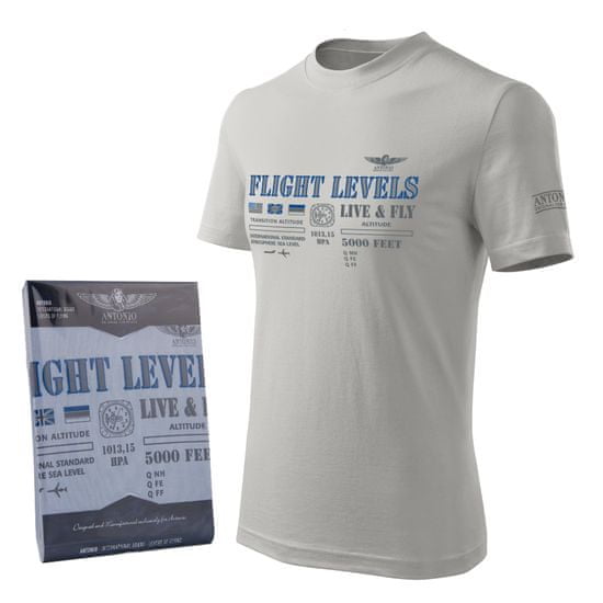 ANTONIO T-Shirt repülés szimbóluma FLIGHT LEVELS
