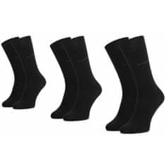 BUGATTI 3 PACK - férfi zokni 6703-610 black (Méret 43-46)