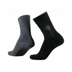 BUGATTI 2 PACK - férfi zokni 6762-610 black (Méret 39-42)