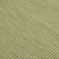 shumee zöld lapos szövésű kültéri szőnyeg 140 x 200 cm