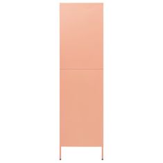 shumee rózsaszín acél ruhásszekrény 90 x 50 x 180 cm