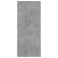 shumee betonszürke könyvszekrény/térelválasztó 40 x 30 x 72 cm