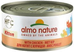 Almo Nature cat cons. Natural Kitten -füst 70g