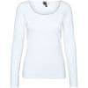 Női póló VMMAXI Tight Fit 10228809 Bright White (Méret XL)