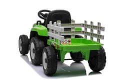 Beneo Elektromos traktor WORKERS utánfutóval, Hátsó kerék meghajtás, 12 V-os akkumulátor, távirányító
