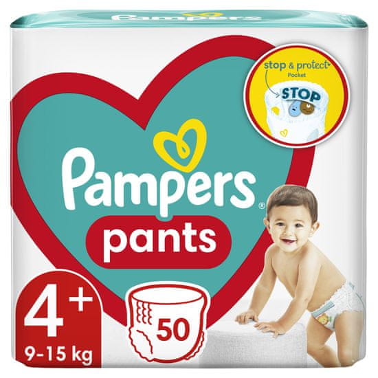 Pampers Pants Maxi+ (4+) (9-15 kg) Jumbo Pack - nadrágpelenka 50 db