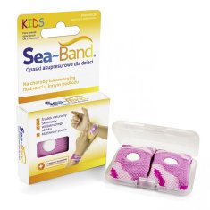 Babys SEA-BAND Akupresszúrás karkötők hányinger ellen gyerekeknek, rózsaszín