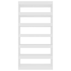 Greatstore fehér szerelt fa könyvszekrény/térelválasztó 100 x 30 x 198 cm