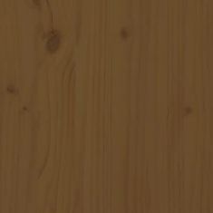 Greatstore mézbarna tömör fenyőfa fürdőszoba állvány 63x26x171 cm