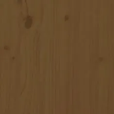 Greatstore mézbarna tömör fenyőfa tálalószekrény 32 x 34 x 75 cm