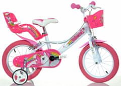 Dino bikes Gyerekkerékpár DINO UN 14", rózsaszín