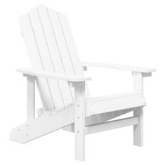 shumee 2 db fehér HDPE kerti adirondack szék