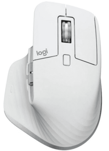 Logitech MX Master 3S, csendes, vezeték nélküli, fehér (910-006560)