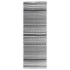 Vidaxl fekete PP kültéri szőnyeg 80 x 250 cm 316920