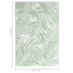 shumee zöld PP kültéri szőnyeg 140x200 cm