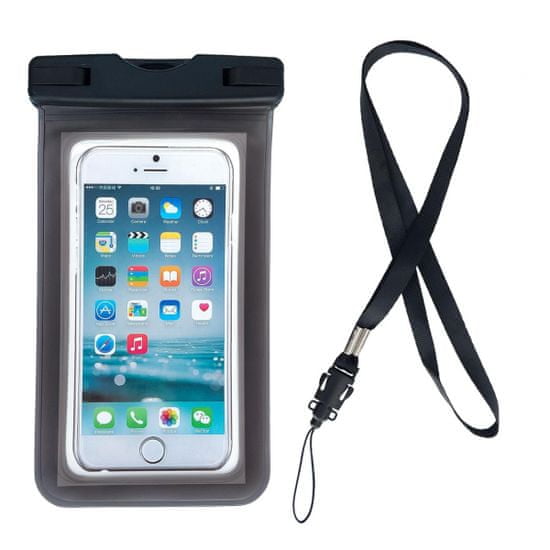 MG Swimming Bag vízálló telefontok 6.7'', fekete