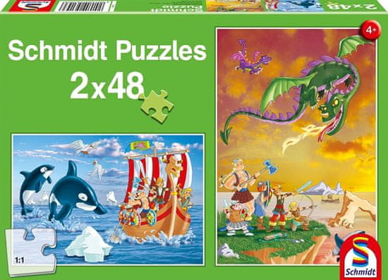 Schmidt Vikingek puzzle 2x48 darab