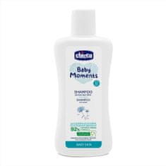 Chicco hajsampon Baby Moments 92% természetes összetevőkből 200 ml