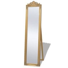 shumee  Szabadon álló barokk stílusú tükör 160x40 cm arany