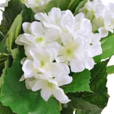 shumee műhortenzia virágcseréppel 60 cm fehér