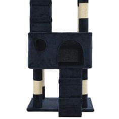 shumee kék macskabútor szizál kaparófákkal 170 cm