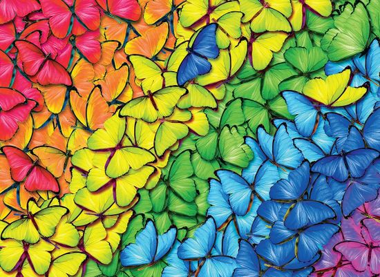 EuroGraphics Pillangó szivárványos puzzle 1000 darab