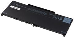 T6 power Akkumulátor Dell Latitude E7470 készülékhez, Li-Poly, 7,6 V, 7200 mAh (55 Wh), fekete