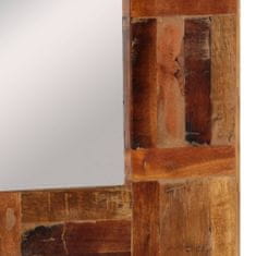 shumee tömör újrahasznosított fa falitükör 50 x 80 cm