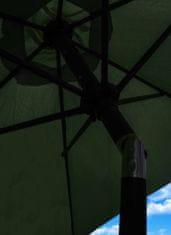 Linder Exclusiv Knick kerti napernyő 300 cm zöld