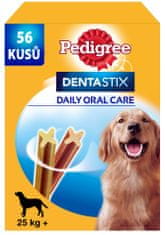 Pedigree Dentastix Daily Oral Care fogápoló nagytestű fajtáknak 56 db (8×270 g)